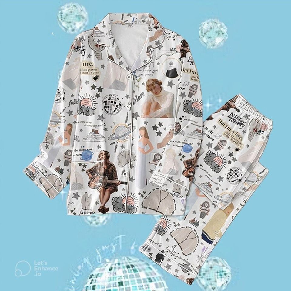 Taylor Album Pajama Set, Taylor Eras Tour Pajama Set, Taylor Version Pajama Set