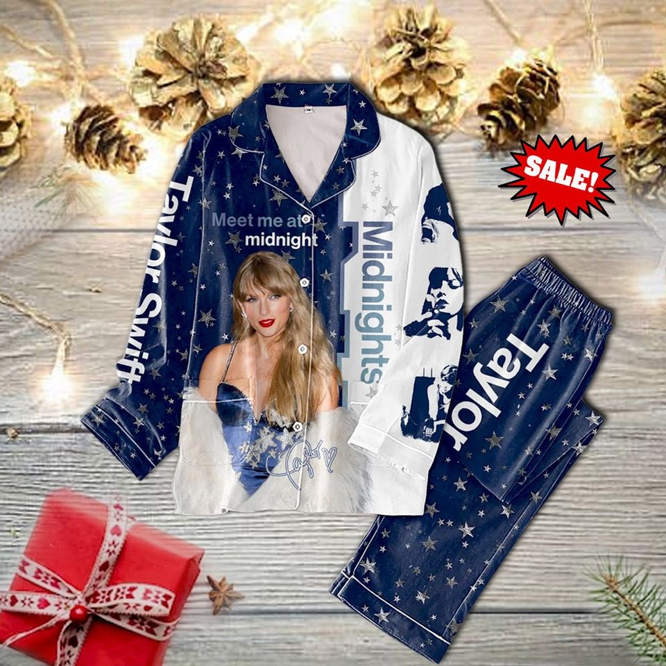 Taylor Version Pajama Set, Midnight Pajamas, Taylor Version Pajamas