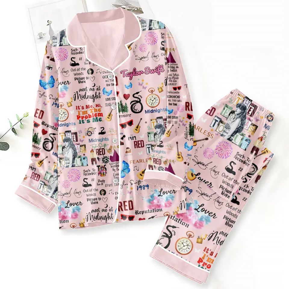 Taylor Pajama Set, Taylor Version Tour Pajama Set