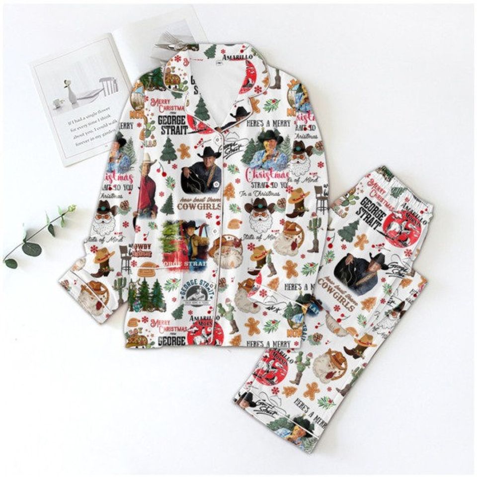 Gs Button Down Pajama Set, Gs Pajamas, Gs Pyjamas