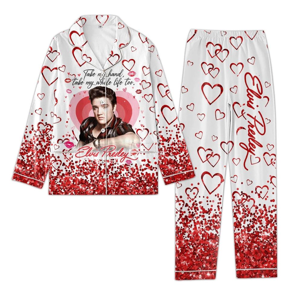 Elvis Valentinepajama Set, Set Elvis Elvis Presley