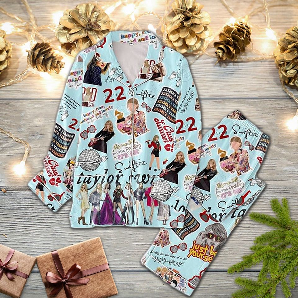 Taylor All Album Pajama Set, Ts Eras Tour 3D Pajamas, Taylor Version Pjs