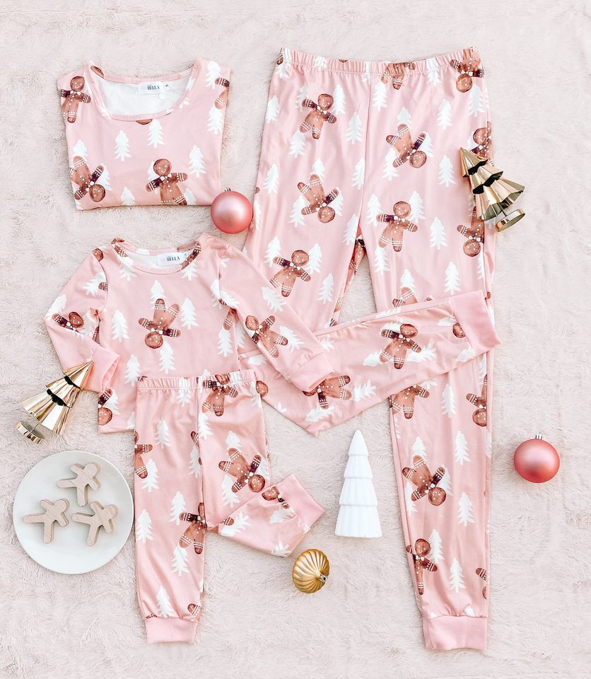 Gingerbread Man Pajama Set, Family Pajama Set