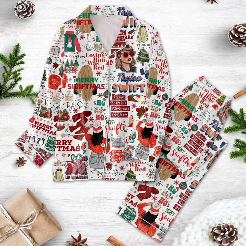 Taylor Version Chrismas Pajama Set, Taylor Version Pajama Set For Women