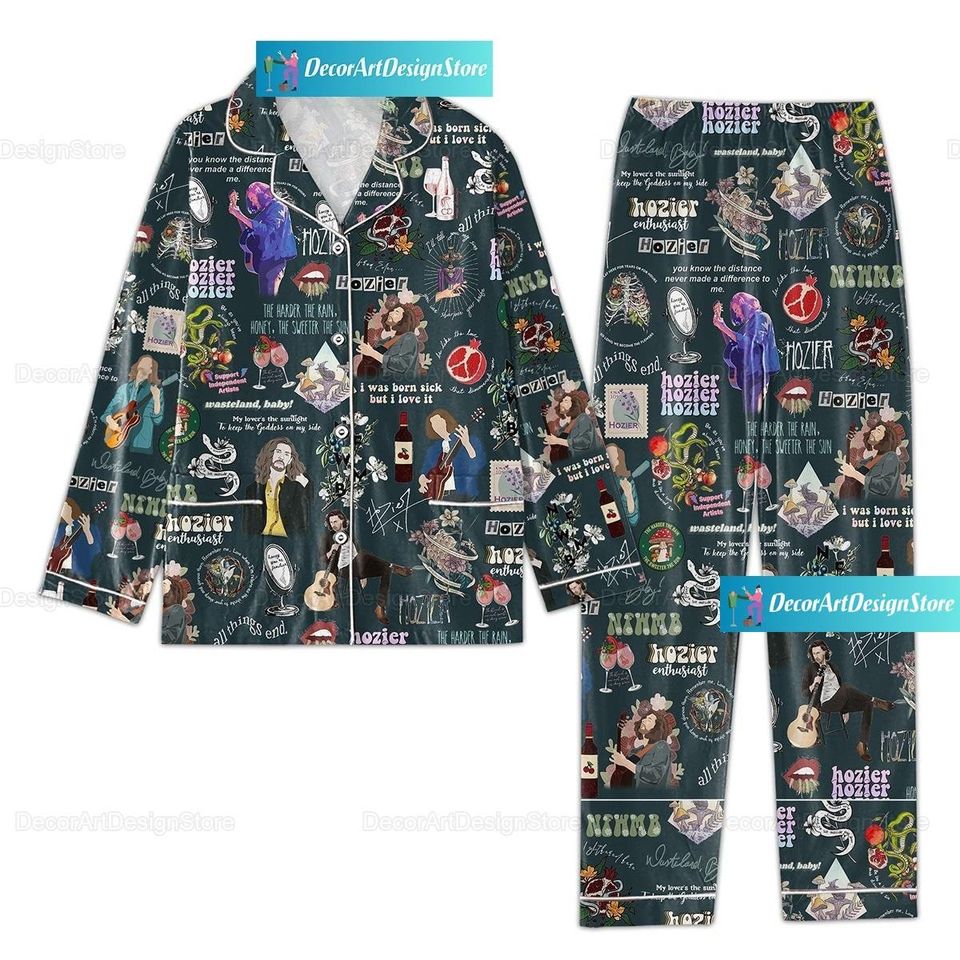 Hozier Pajama Set, Hozier Bridesmaid Pajamas, Hozier Tour Pajama Pants