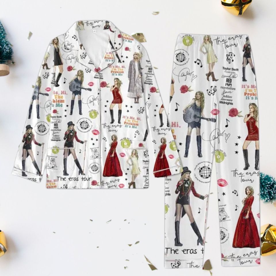 Tayl0R Pajama Set, The Eras Tour Pajama Set, Gift