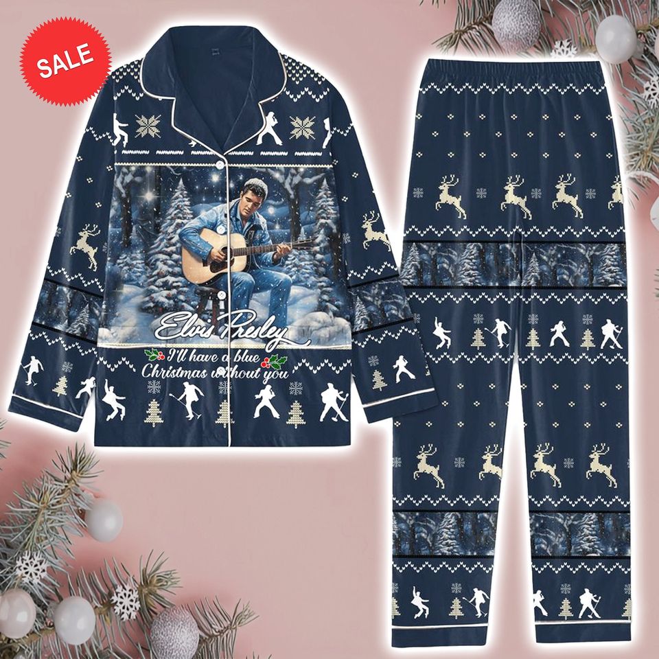 Elvis Presley Pajama Set, Elvis Presley Thick Pajamas