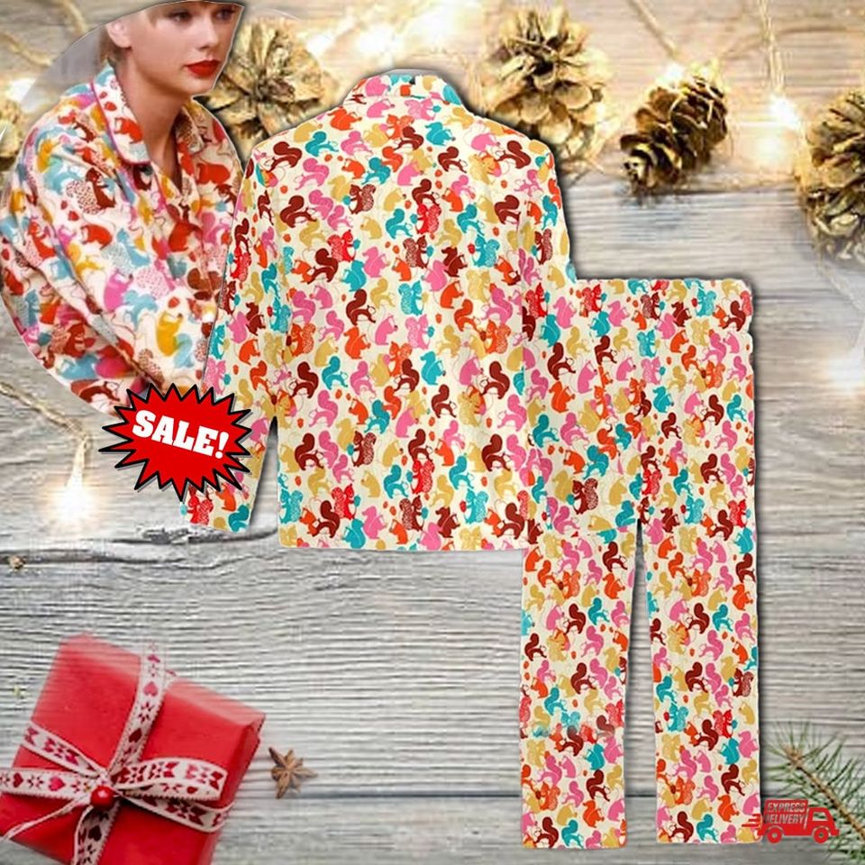 Taylor Album Pajama Set, Ts Eras Tour Pajama Set, Swift Pajama Set