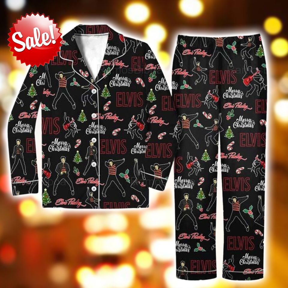 Elvis Presley Pajama Set, Elvis Presley Shirt, Elvis Presley Pajama Set