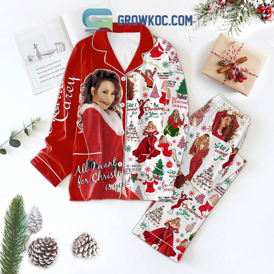 Mariah Carey Merry Holiday Pajama Set, Pajama Set