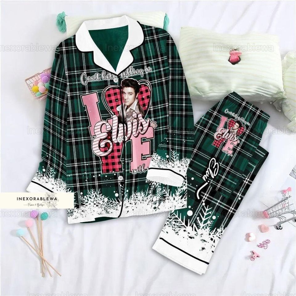 Elvis Presley Pajama Set, Elvis Presley Lover Pajama Set, Elvis Presley Pajama Set