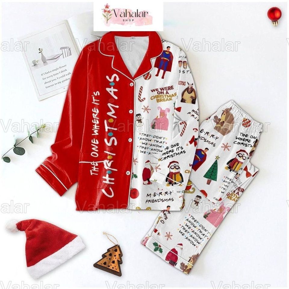 Friends Pajama Set, Friends Tv Series Pajamas, Tv Show Pajamas