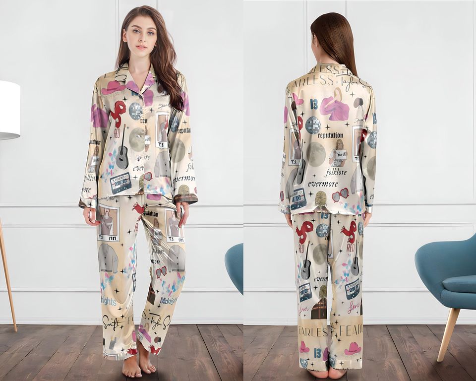 Taylor Eras Tour Pajama Set, Swifti Tour Pajama Set