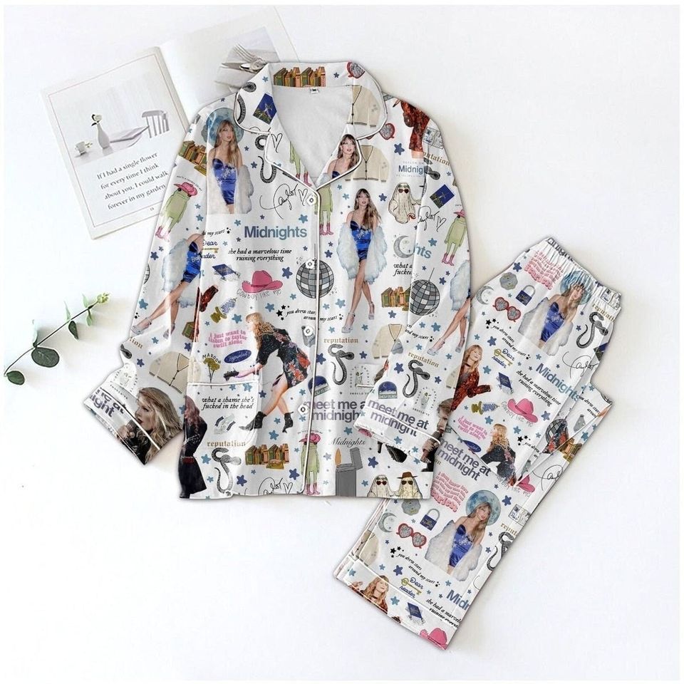 Taylor Version Tour Pajama Set, Taylor Eras Tour Pajama Set