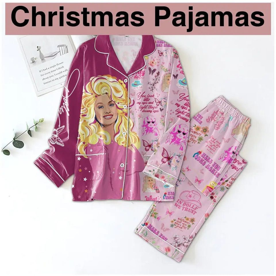 Dolly Parton What Would Dolly Do Pajama Set, Pajamas