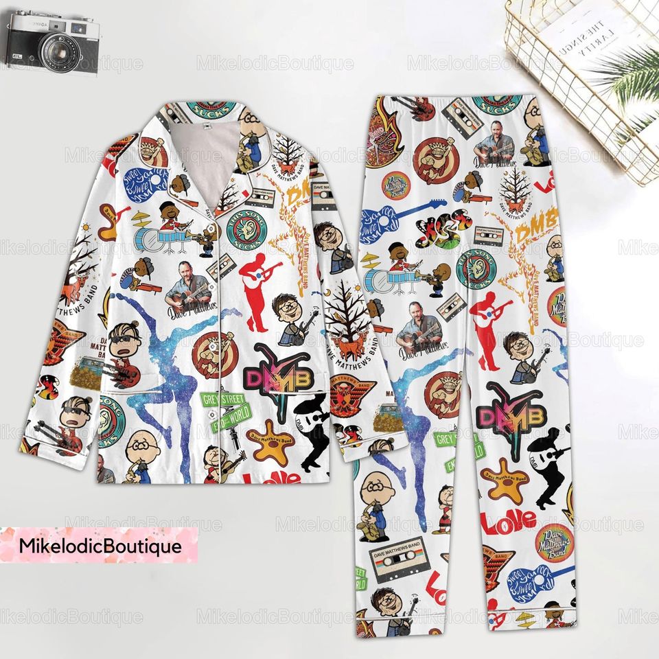 Dave Matthews Pajama Set, Dave Matthews Thick Pajama Set