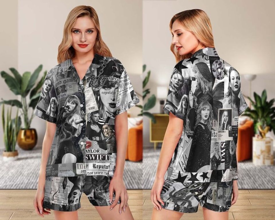 Taylor Pajama Set, Taylor Eras Tour Womens Pajama Set, Swifti Eras Tour Merch