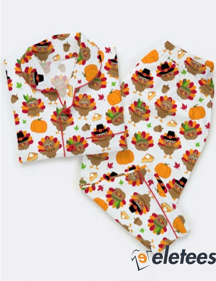 Thanksgiving Turkey Pajama Set