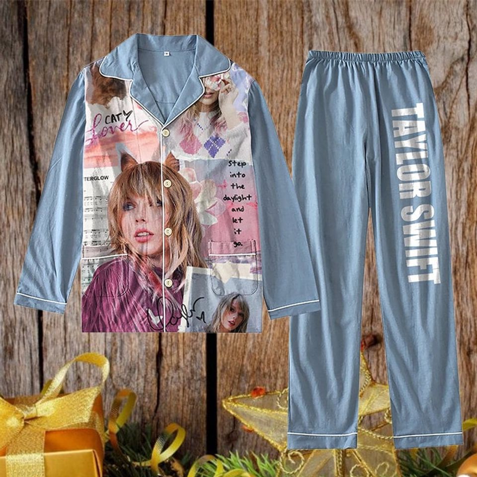 Tayloring Swift Shirts&Trousers Sleepwear, Set Pajamas Set, Set Matching