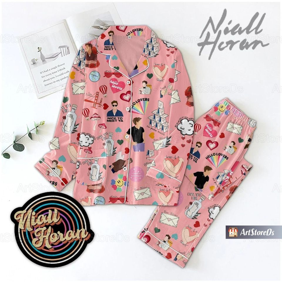 Niall Horan Pajama Set, Niall Horan Womens Pajamas