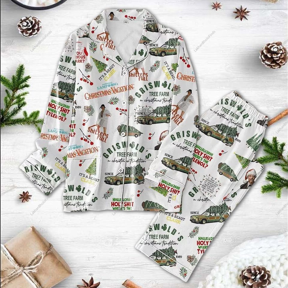 Griswold Pajama Set, National Lampoons Vacation Women Pajama Set