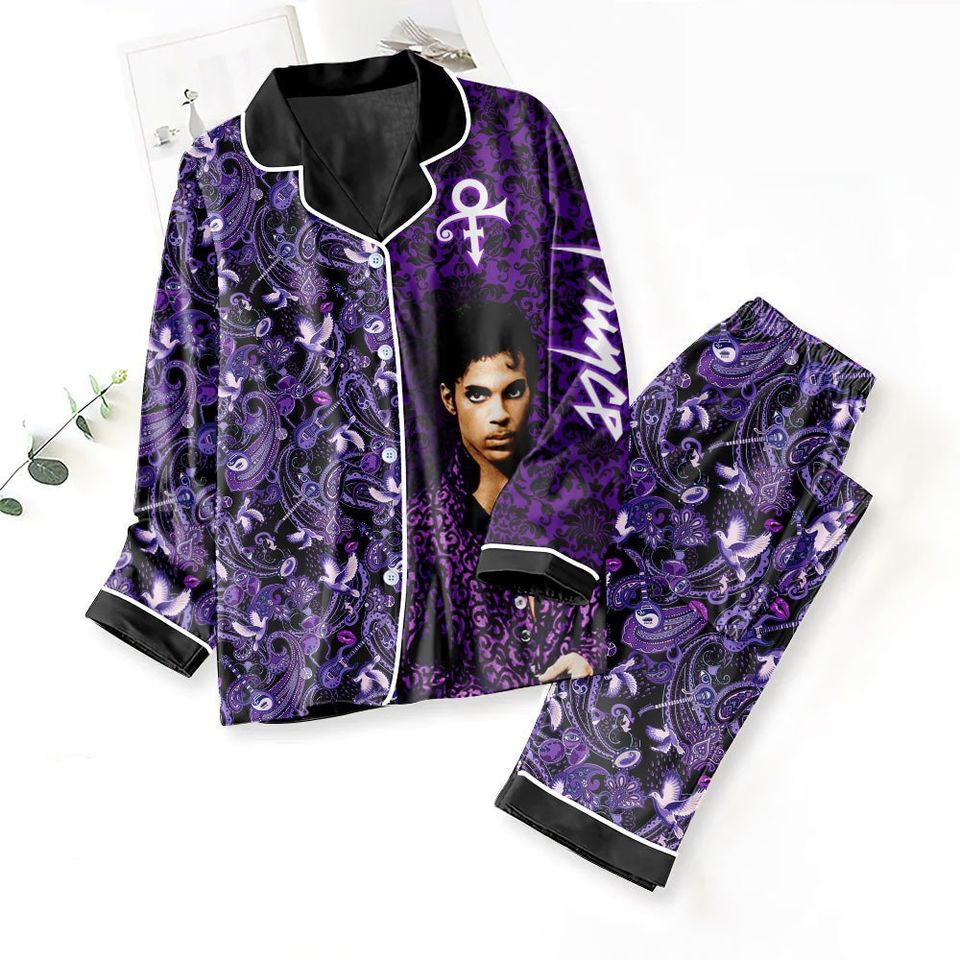 Prince Button Down Pajama Set, Prince Pajama Set
