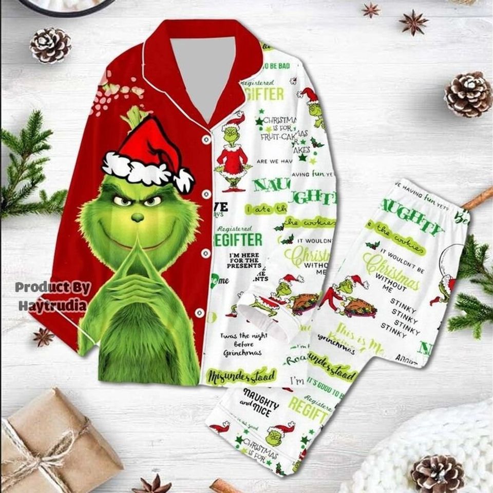 Funny Character Pajama Set, Cute Sleepwear