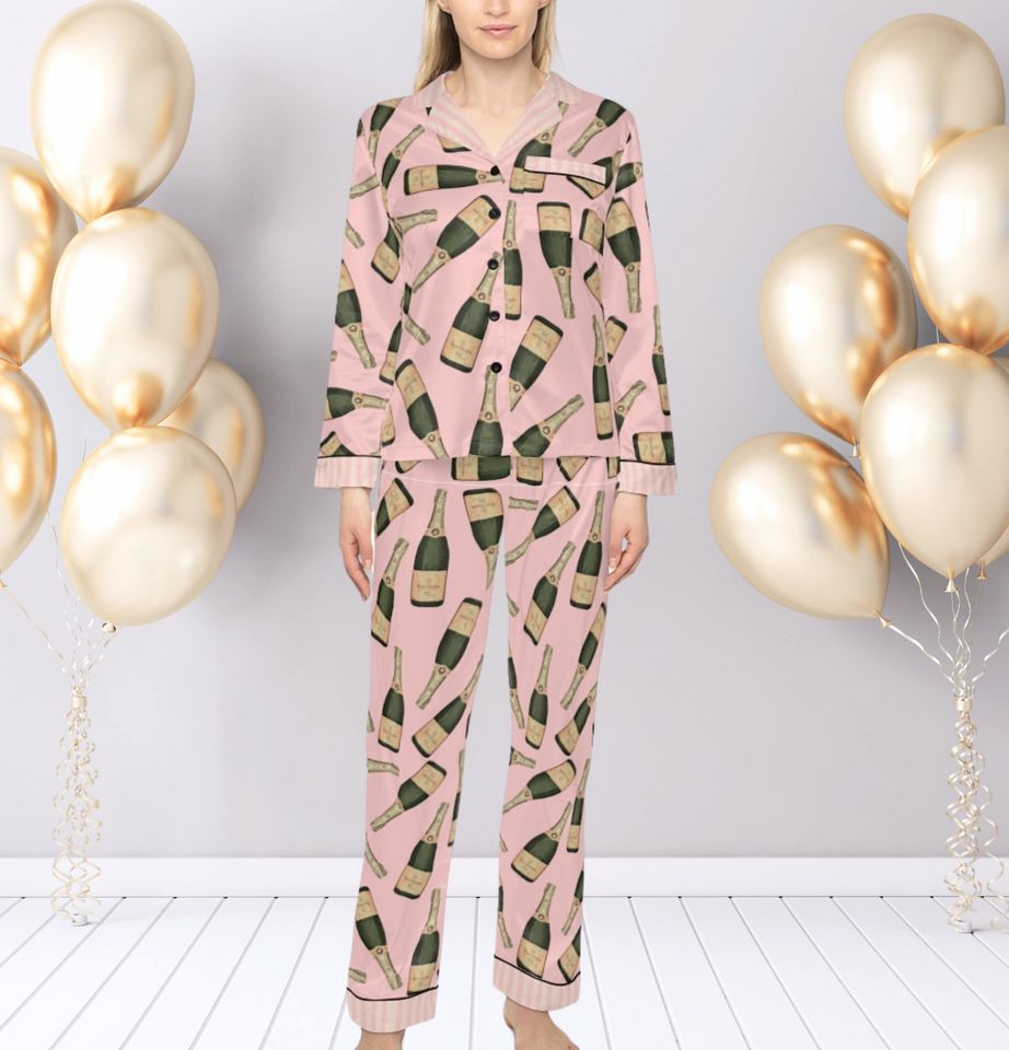 Champagne Pajama Set, Champagne Love