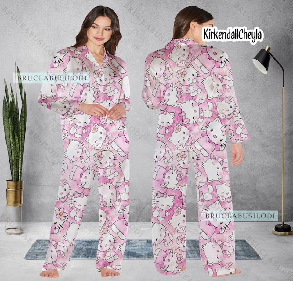 Hello Kitty Pajamas, Hello Kitty Pajama Set, Hello Kitty Holiday Pajamas
