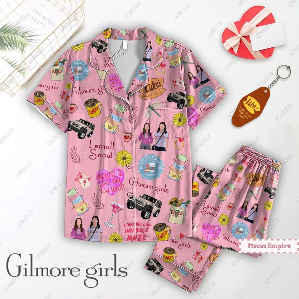 Gilmore Girls Pajamas, Gilmore Girls Pajama Set
