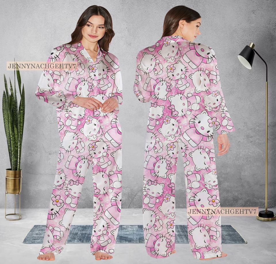 Hello Kitty Pajamas, Hello Kitty Pajama Set, Hello Kitty Holiday