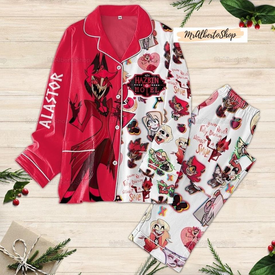 Hazbin Hotel Alastor Pajama Set
