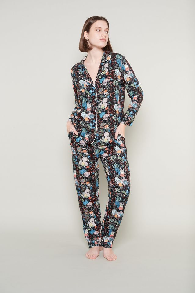 Cute Squirrel Pajama Set