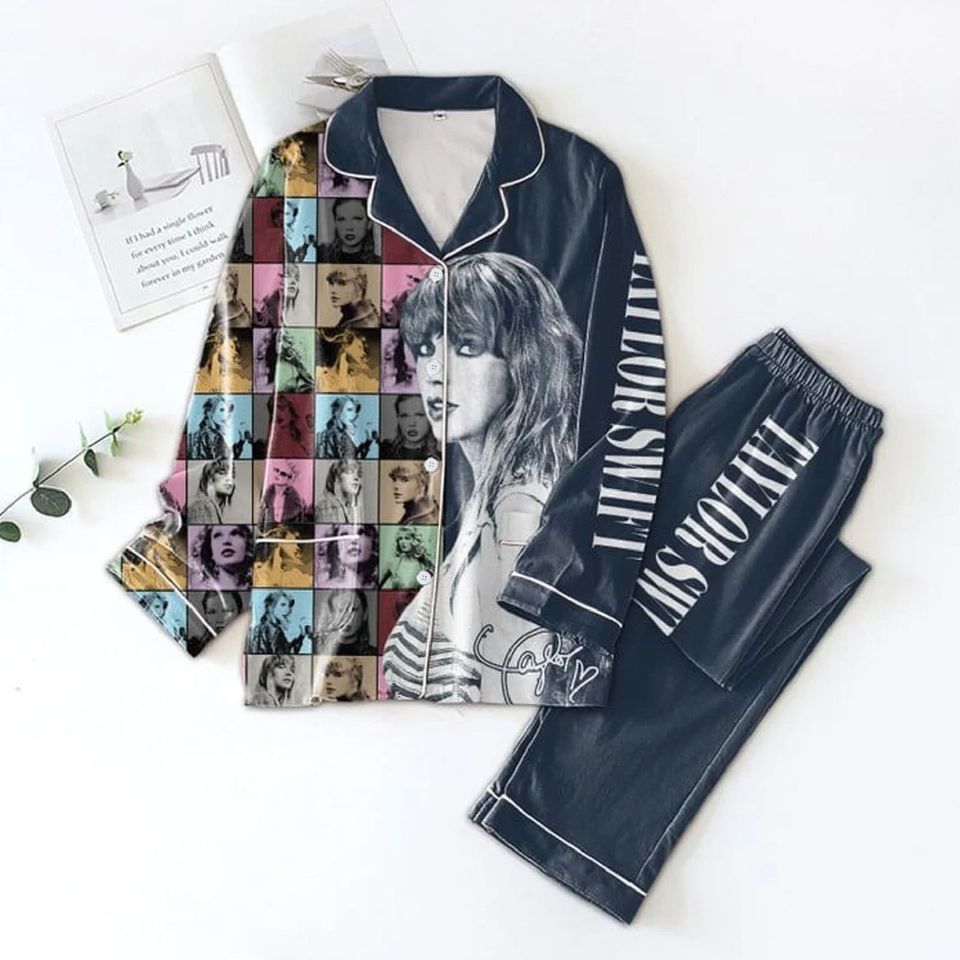 Taylor Eras Tour Pajama Set, Swifti Tour Pajama Set, Merry Swiftmas Pyjamas