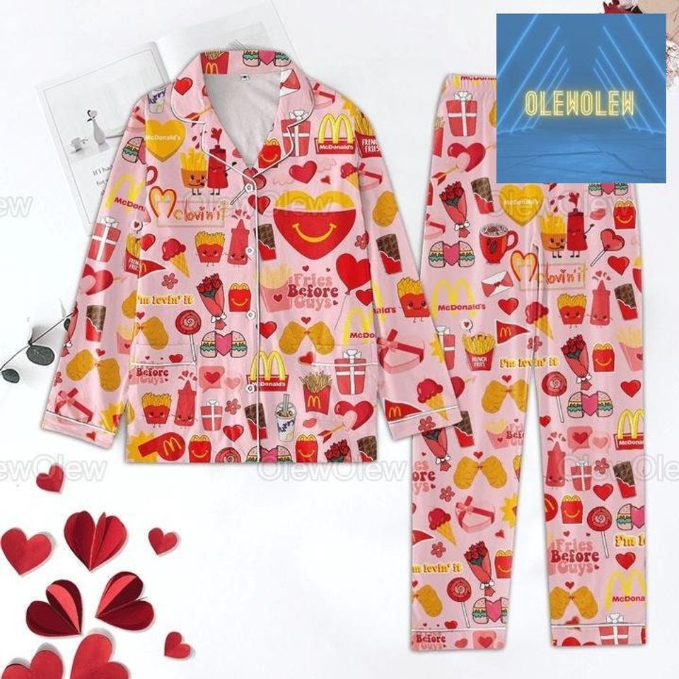 Mcdonald'S Pajama Set, Mc Donald Holiday Pajamas