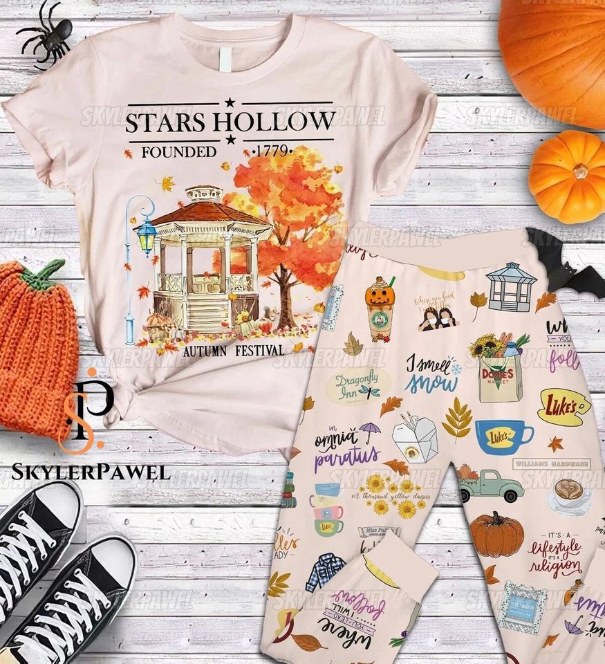 Stars Hollow Shirt, Stars Hollow Pajama Set, Stars Hollow