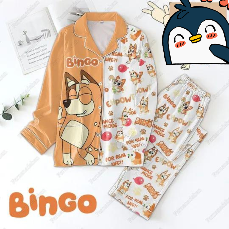 Bingo Pajama Set, Bingo Pajama For Party