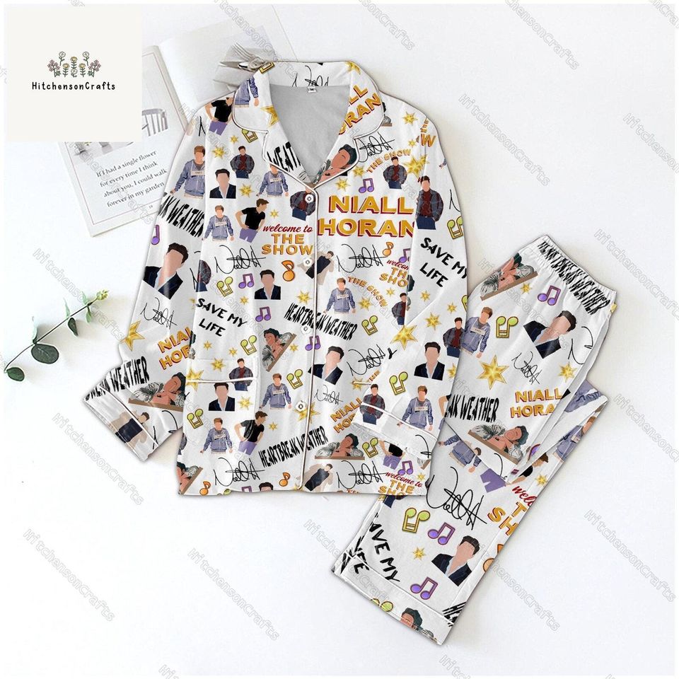Niall Horan Pajama Set, Niall Horan Concert Holiday Pajama Set