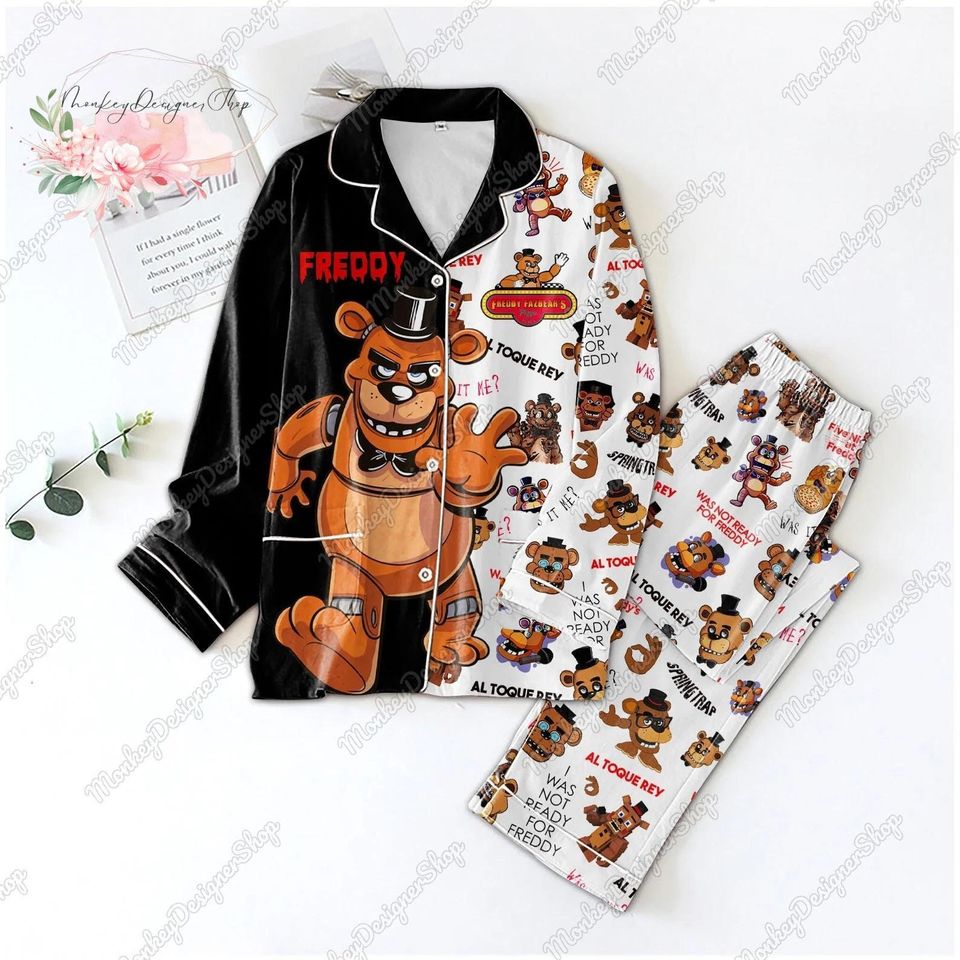 Five Nights At Freddy'S Pajama Set