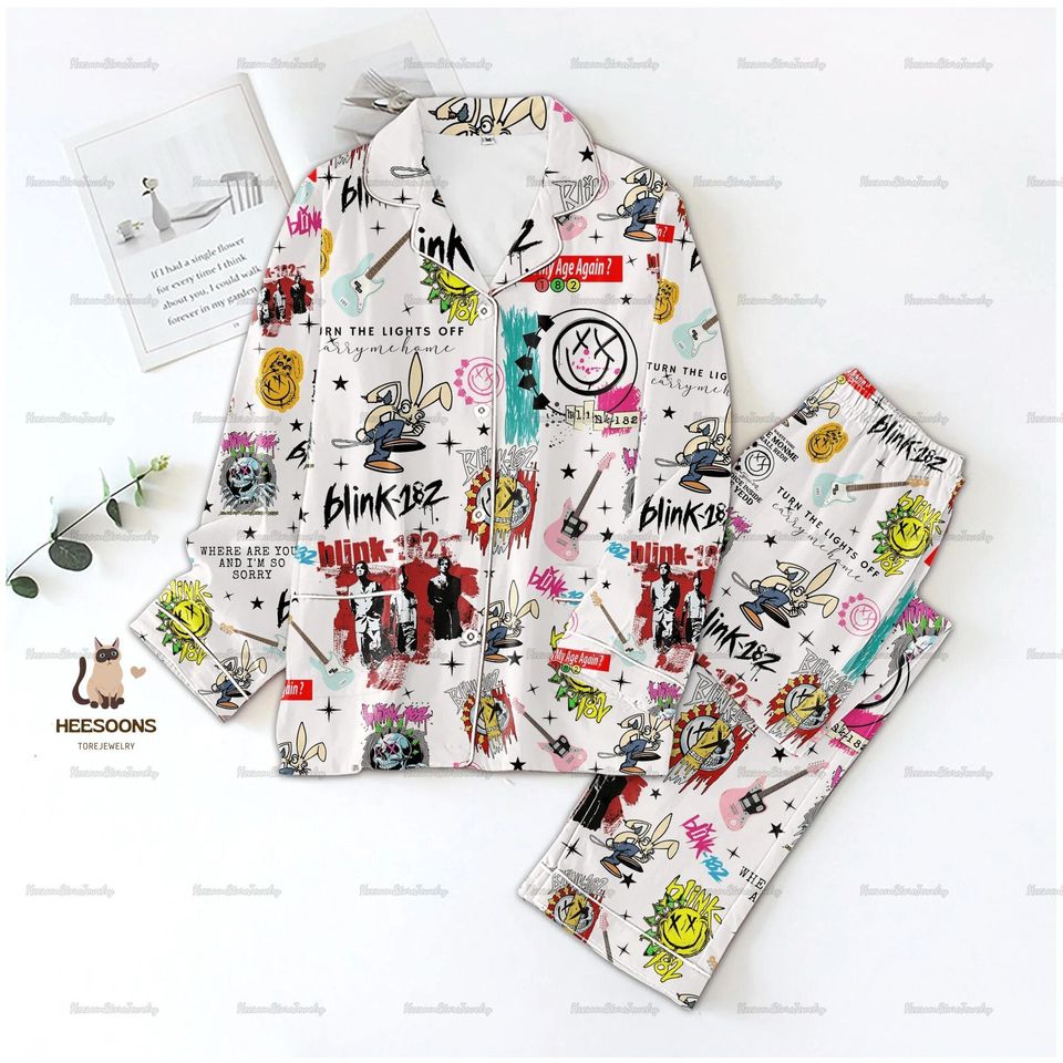 B182 Pajama Set, B182 Band Shirt, B182 Women Pajamas