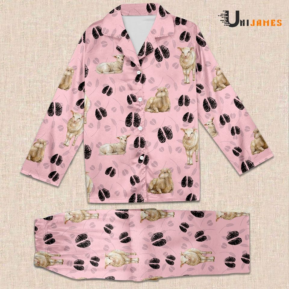 Sheep Farming 3D Adult Pajama Sets