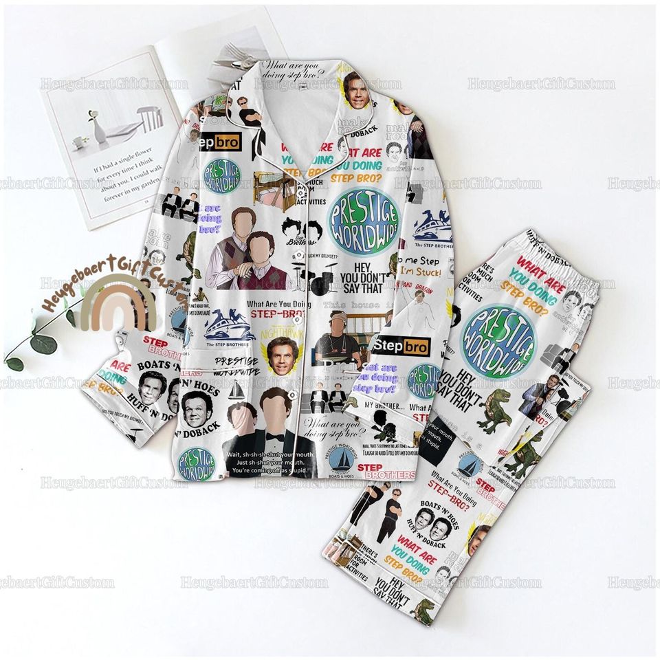 Step Brother Pajama Set, Prestige Worldwide Thick Pajama Set