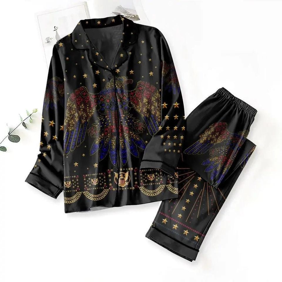 Elvis Presley Costume Pajama Set, Elvis King Of Rock Pajama Set