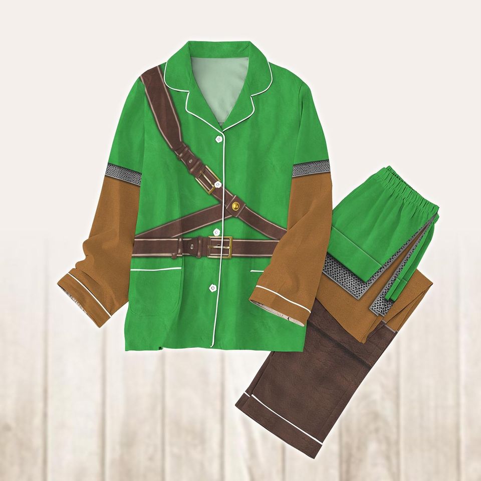 Link Legend Of Zelda Cosplay Pajama Set