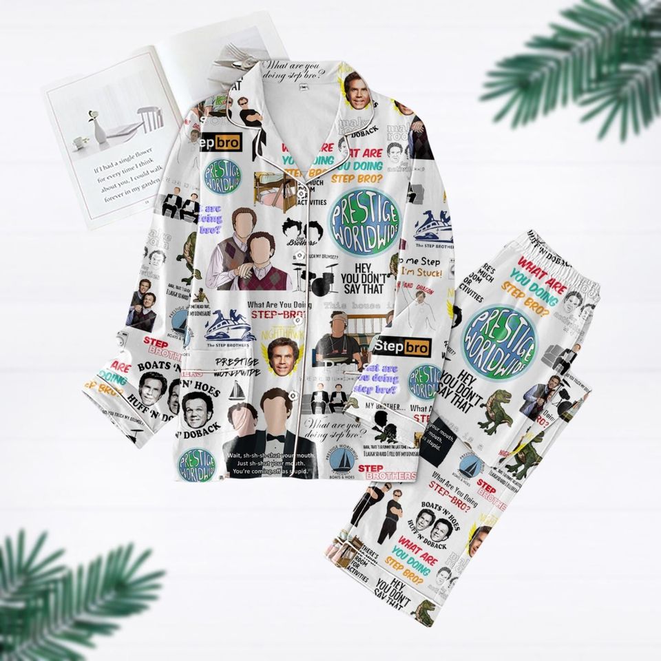 Step Brother Pajama Set, Prestige Worldwide Xmas Pajama Set
