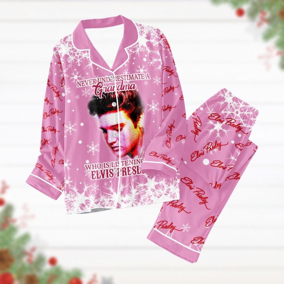 Elvis Presley Womens Pajamas, Elvis King Pajama Set