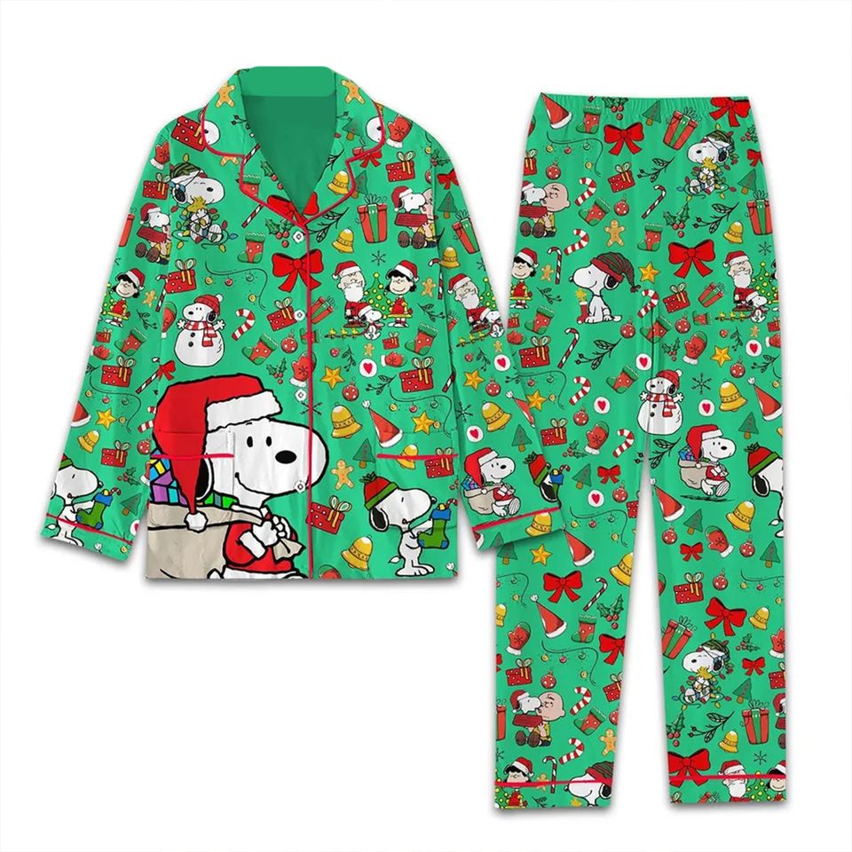 Snoopy Merry Pajama Set, Pajamas