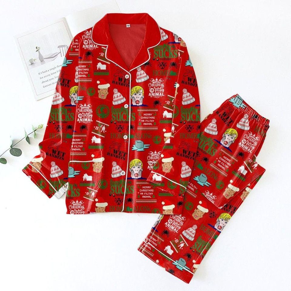 Home Alone Pajama Set, Kevin Home Alone Pajama Set