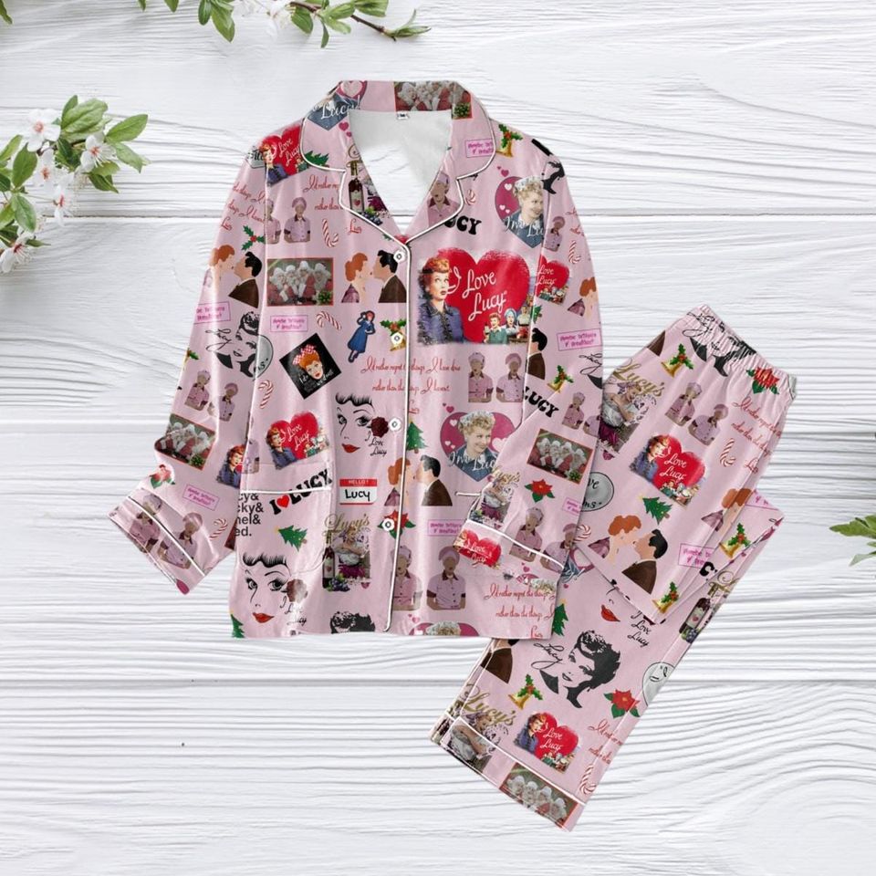 I Love Lucy Pajamas, I Love Lucy Movie Shirt, I Love Lucy Pajama Set