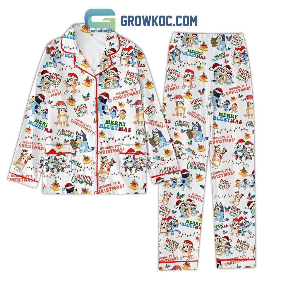 Merry Blueydad Xmas Pajama Set, Pajama Set